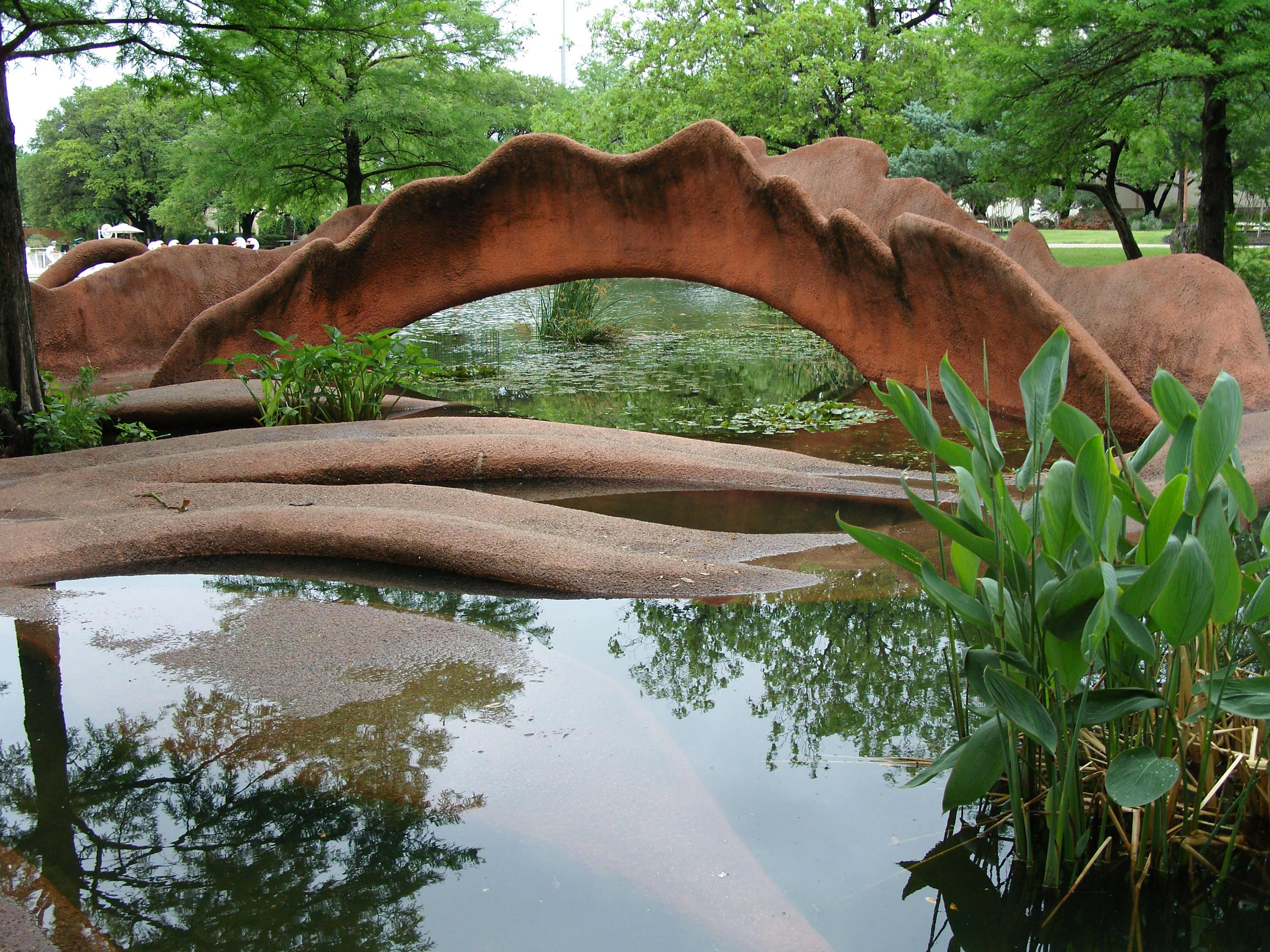 Patricia Johanson Fair Park Lagoon Courtesy of the artist