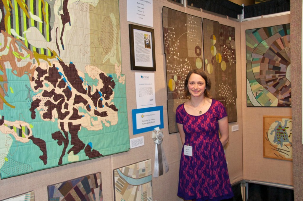 Fiber Artist Wins Honoring the Future Sustainability Award at