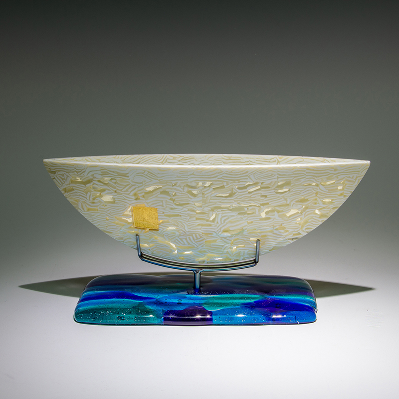 Patti & Dave Hegland - repurposed glass fragments