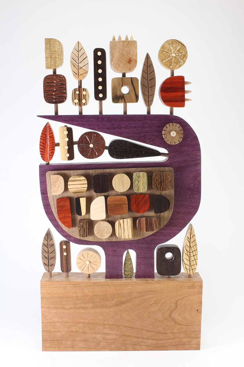 Hilary Pfeifer - repurposed wood scraps