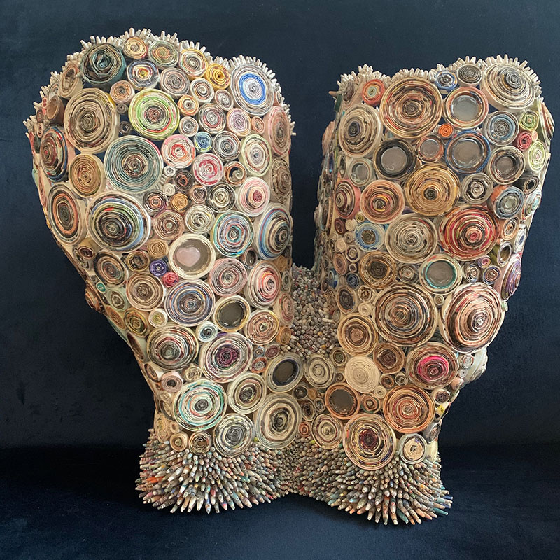 Flavia Lovatelli - recycled paper/ attention to biodiversity